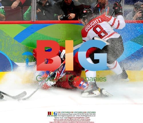 Ovechkin Knocked Down at 2010 Olympics