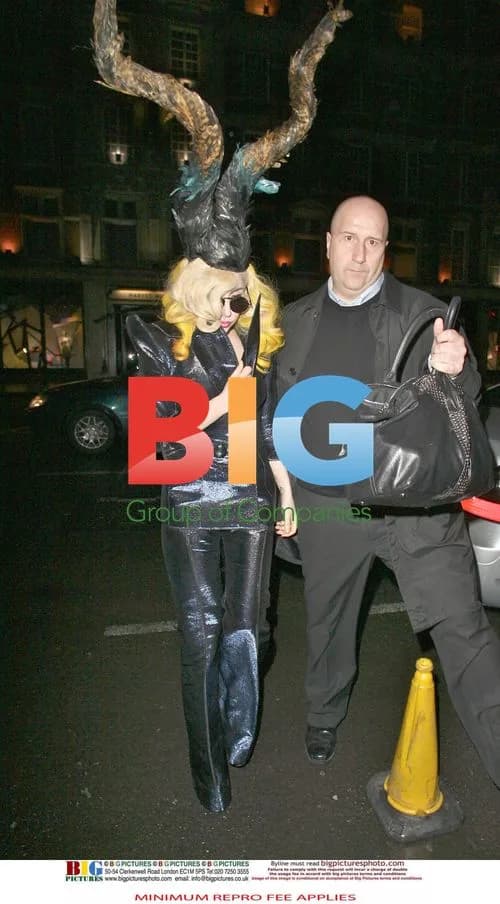 Lady Gaga Leaves Zuma in Headpiece