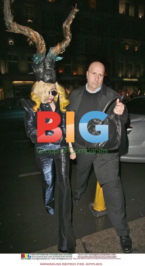 Lady Gaga Leaves Zuma in Headpiece