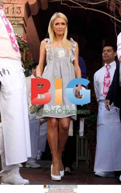 Paris Hilton Lunches with Friends
