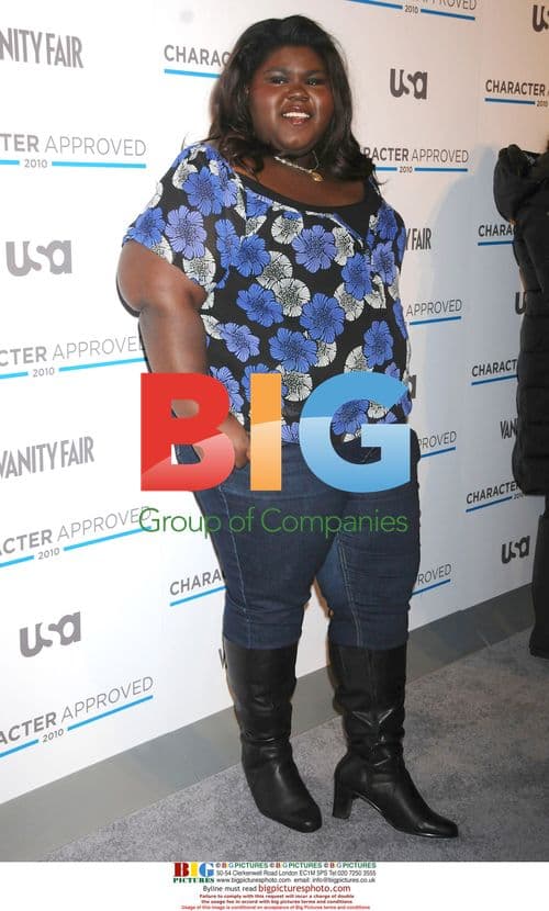 Gabourey Sidibe at USA Network Character Approved Awards