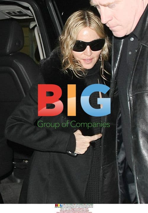 Madonna Leaving Car in NYC