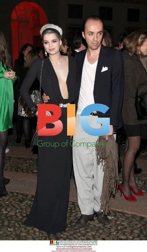 Pixie Geldof and Francesco Scognamiglio at MFW