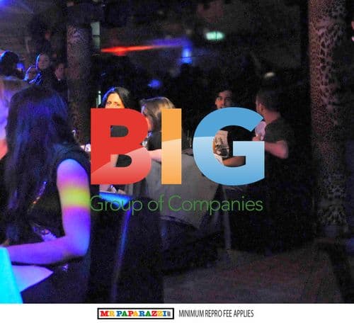 David Beckham Relaxes at Milan Night Club