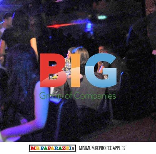 David Beckham Chills Out at Milan Nightclub