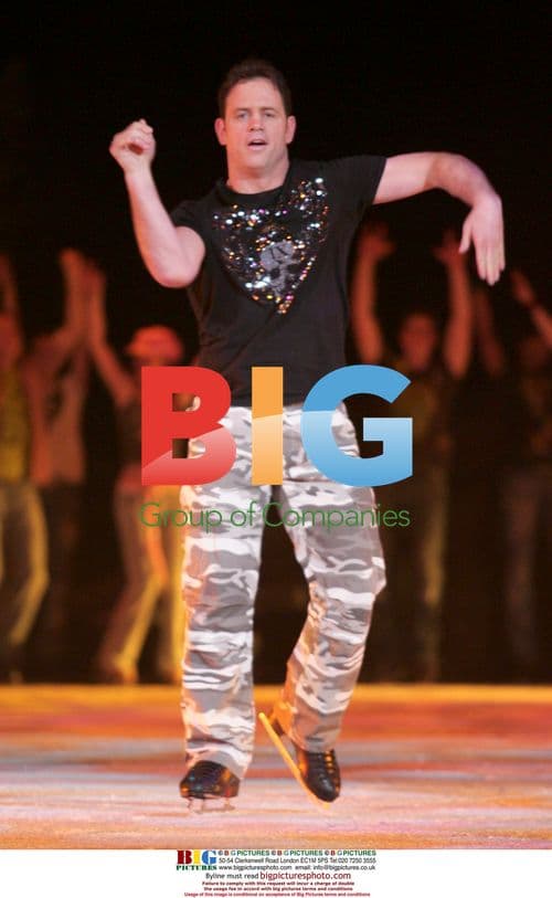 Kyran Bracken performs at Holiday on Ice