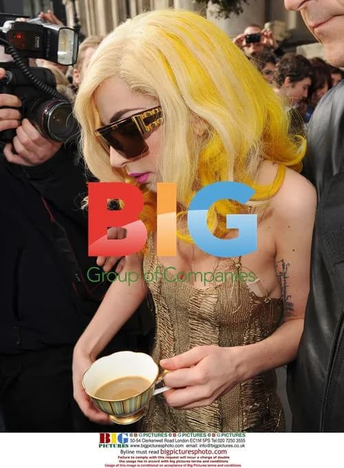 Lady Gaga Leaving Hotel in London