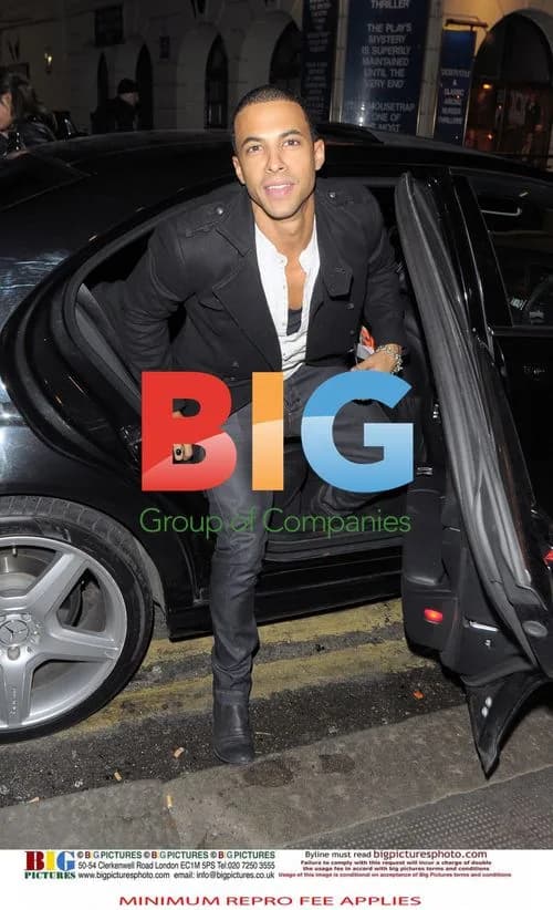 Marvin Humes and Rochelle Wiseman Spotted Leaving The Ivy