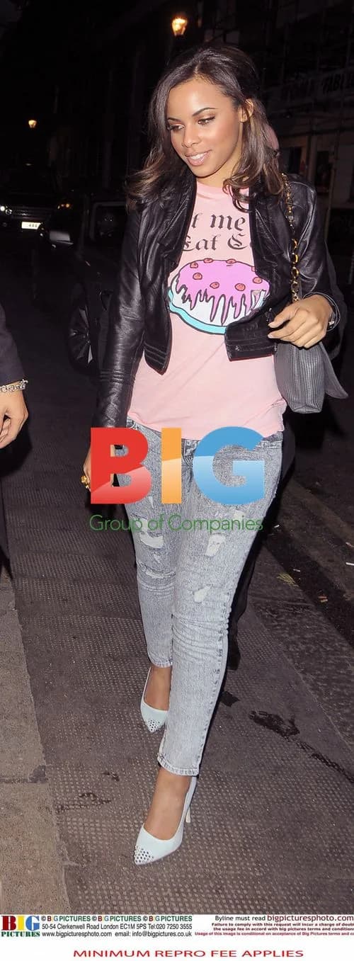 Marvin Humes and Rochelle Wiseman Leaving The Ivy