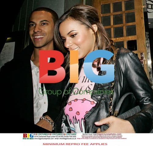 Marvin Humes and Rochelle Wiseman Spotted Leaving The Ivy