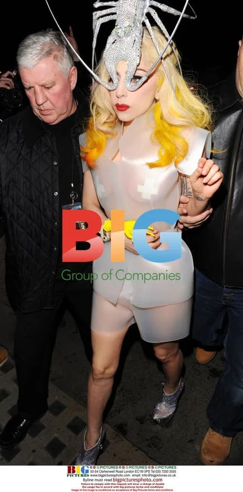 Lady Gaga at Mr Chow, London