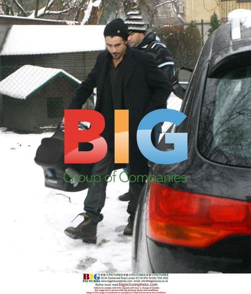 Colin Farrell and Alicja Bachleda Curus visit family