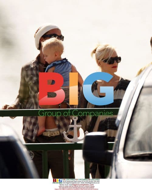 Gwen Stefani and Family Boating in St Barts