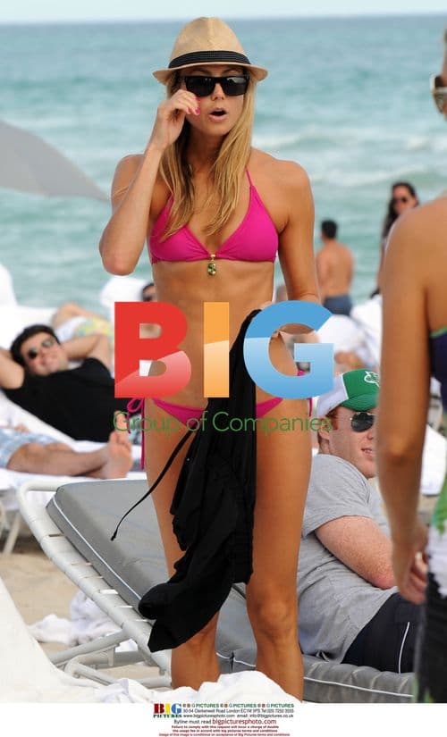 Stacy Keibler on Miami Beach