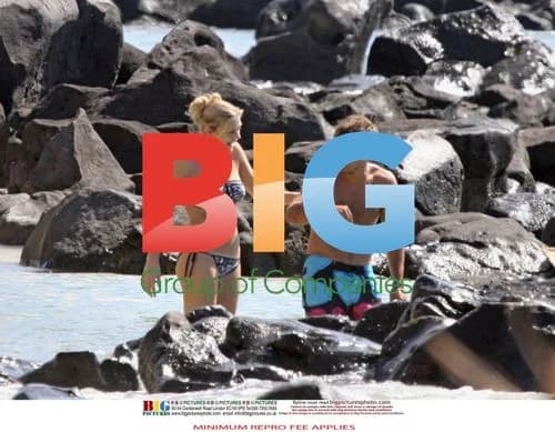 Prince Harry's Girlfriend Chelsy Davy on Mauritius Beach