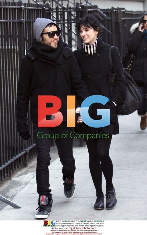 Ashlee Simpson and Pete Wentz in New York