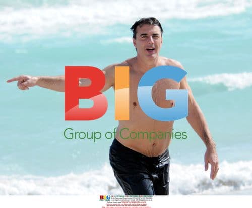 Chris Noth Shirtless Beach Swim