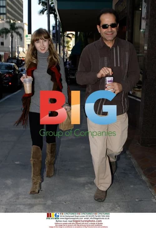 Tony Shalhoub and Daughter Sophie in Beverly Hills