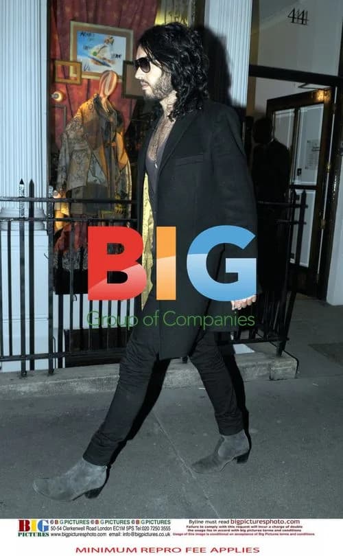 Russell Brand Shopping at Cartier London