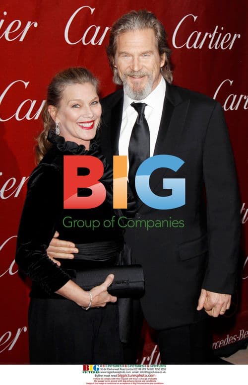 Jeff Bridges and Susan Bridges at Palm Springs Film Festival