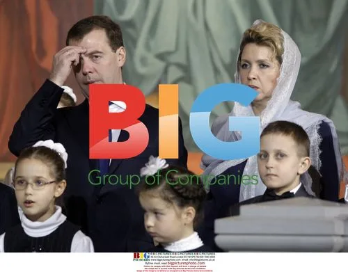 Dmitry Medvedev Attends Orthodox Christmas Service