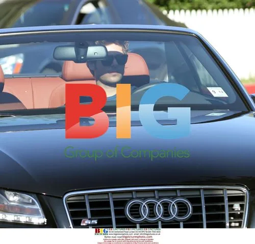 Zac Efron Driving in LA