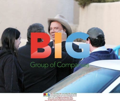 Mickey Rourke on 'Passion Play' set