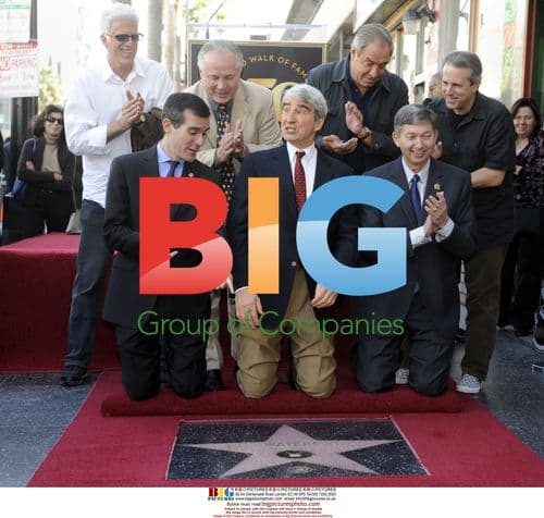 Ted Danson and others at Sam Waterston's Walk of Fame ceremony