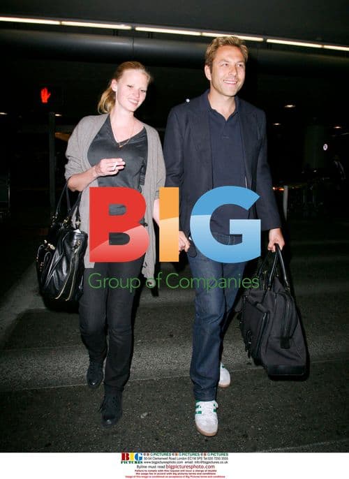 David Williams and girlfriend at LAX