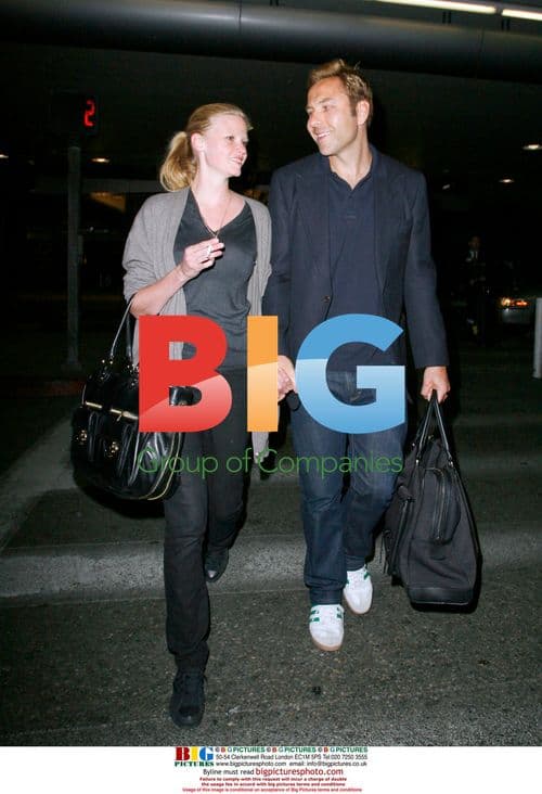 David Williams and girlfriend at LAX