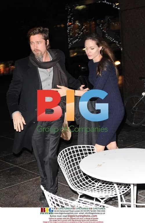 Brad Pitt and Angelina Jolie in New York