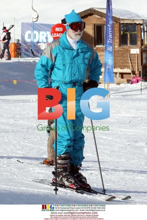 Prince Michael of Kent on ski holiday