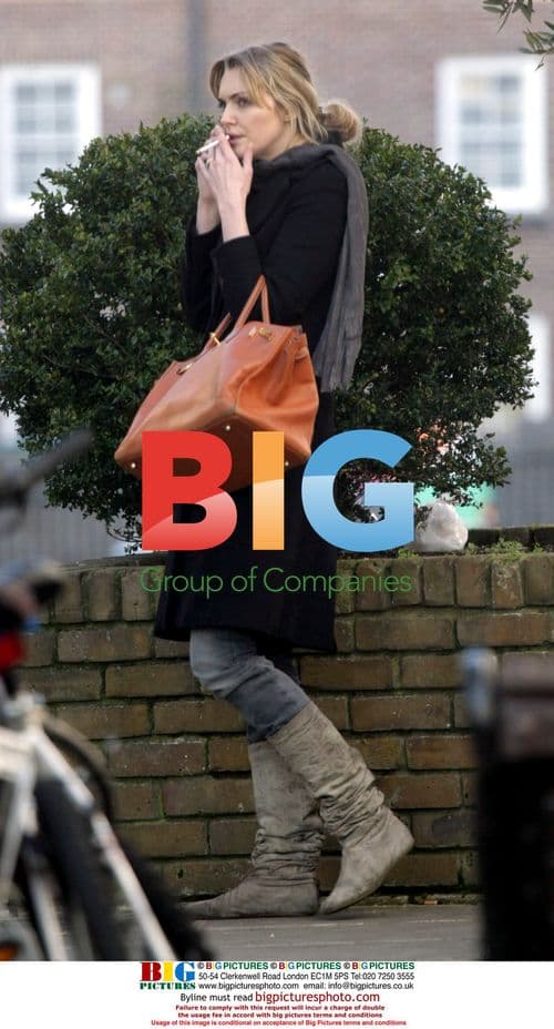 Sophie Dahl Smoking on London Street