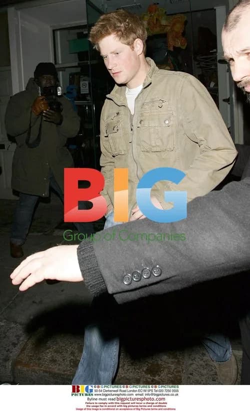 Prince Harry Leaves Raffles Club