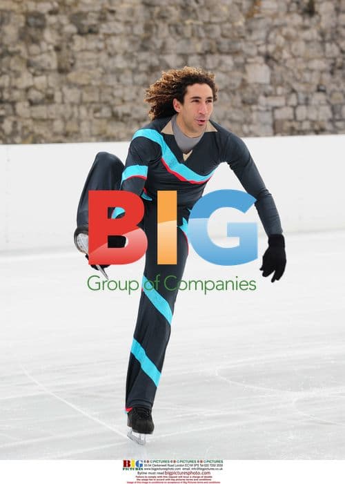 Kyran Bracken and Nicola Trippick at Tower of London Ice Rink