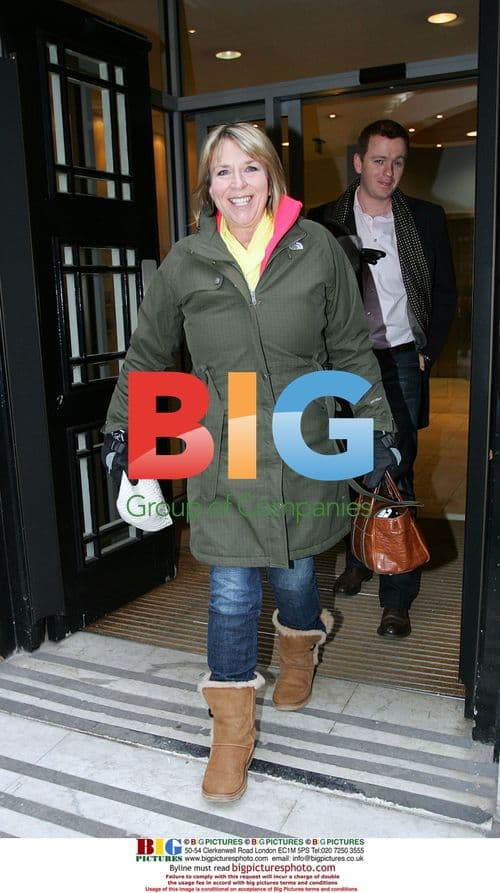 Fern Britton at Radio 2 Studios