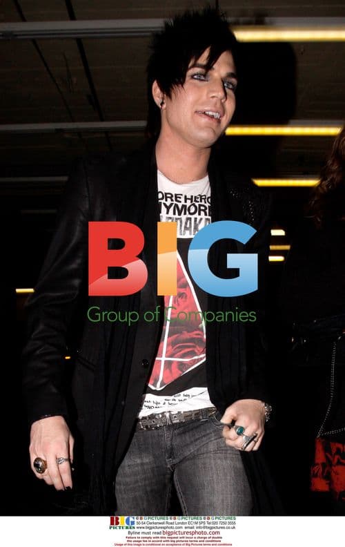 Adam Lambert Leaving Hotel Cafe