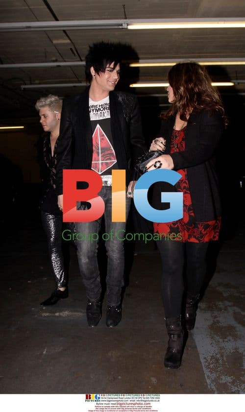 Adam Lambert Leaves Hotel Cafe