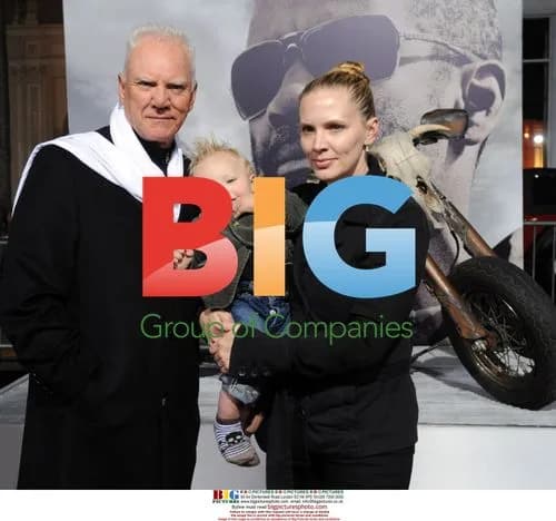 Malcolm McDowell and Family at Eli Premiere