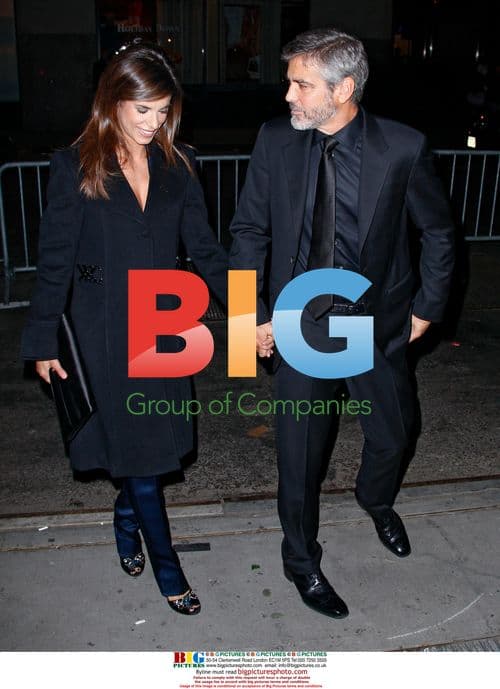 George Clooney and Elisabetta Canalis at Film Critics\ Circle Awards