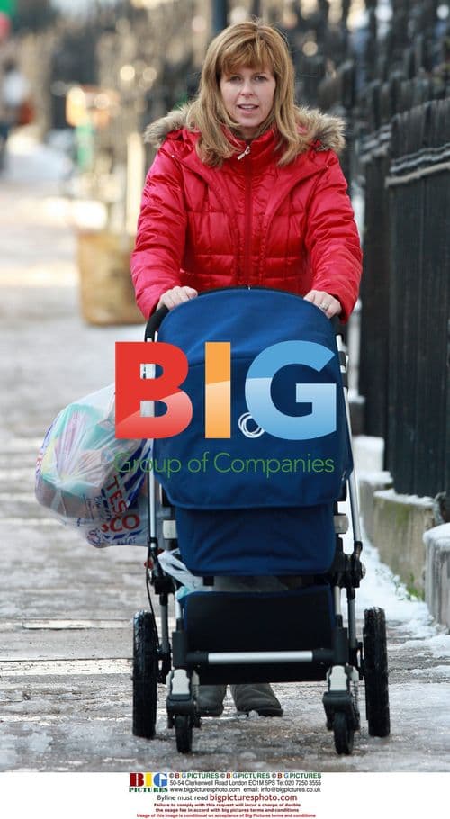 Kate Garraway out shopping with kids