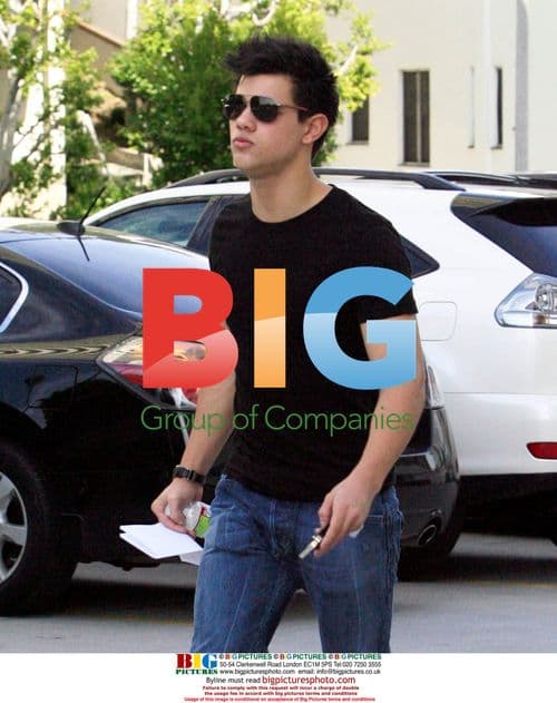 Taylor Lautner Running Errands in West Hollywood