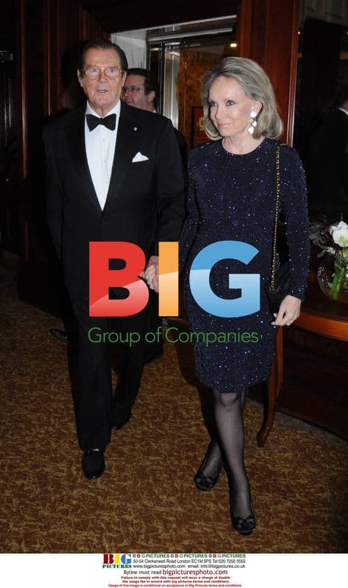 Roger Moore and Kiki Tholstrup at UNICEF Event