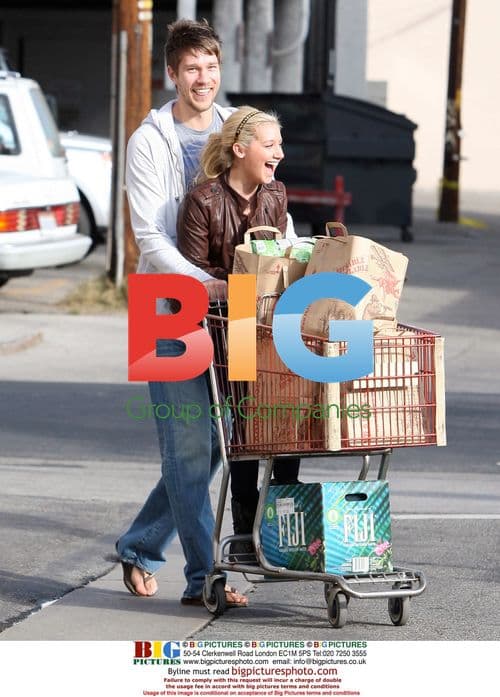 Ashley Tisdale Grocery Shopping