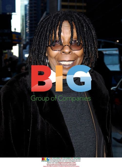 Whoopi Goldberg arrives for Letterman Show