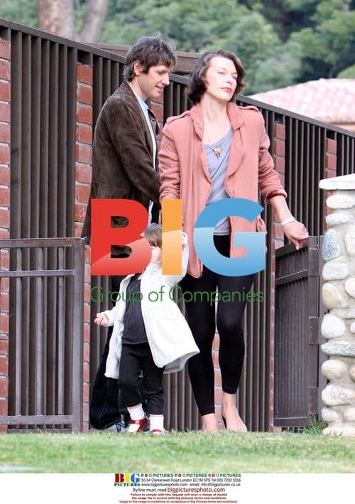 Milla Jovovich with Daughter Ever in LA