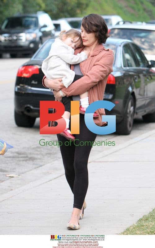 Milla Jovovich and Family Playtime