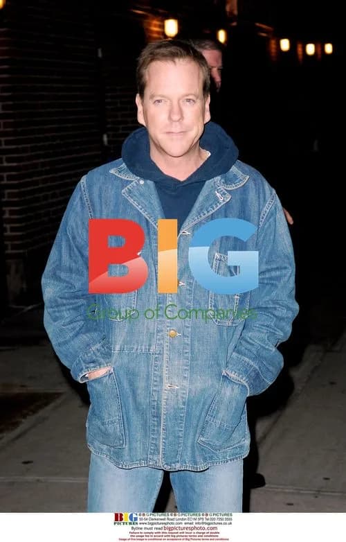 Kiefer Sutherland on "Late Show"