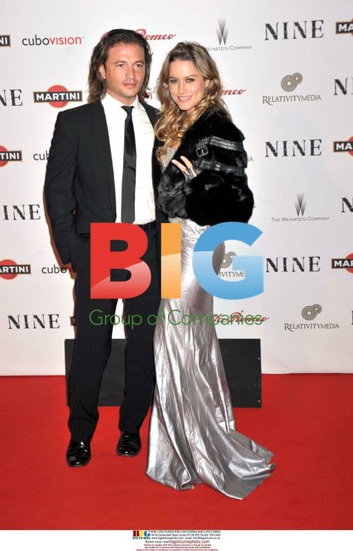 Lola Ponce and Emanuele Malenotti at 'Nine' premiere