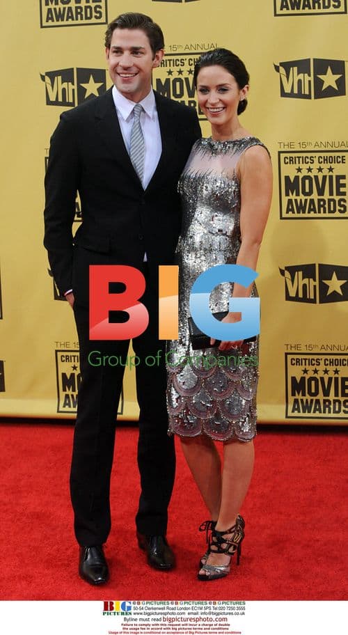 Emily Blunt and John Krasinski at Critics' Choice Awards